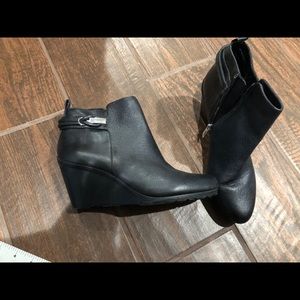 Brand new Calvin Klein wedge booties size 7